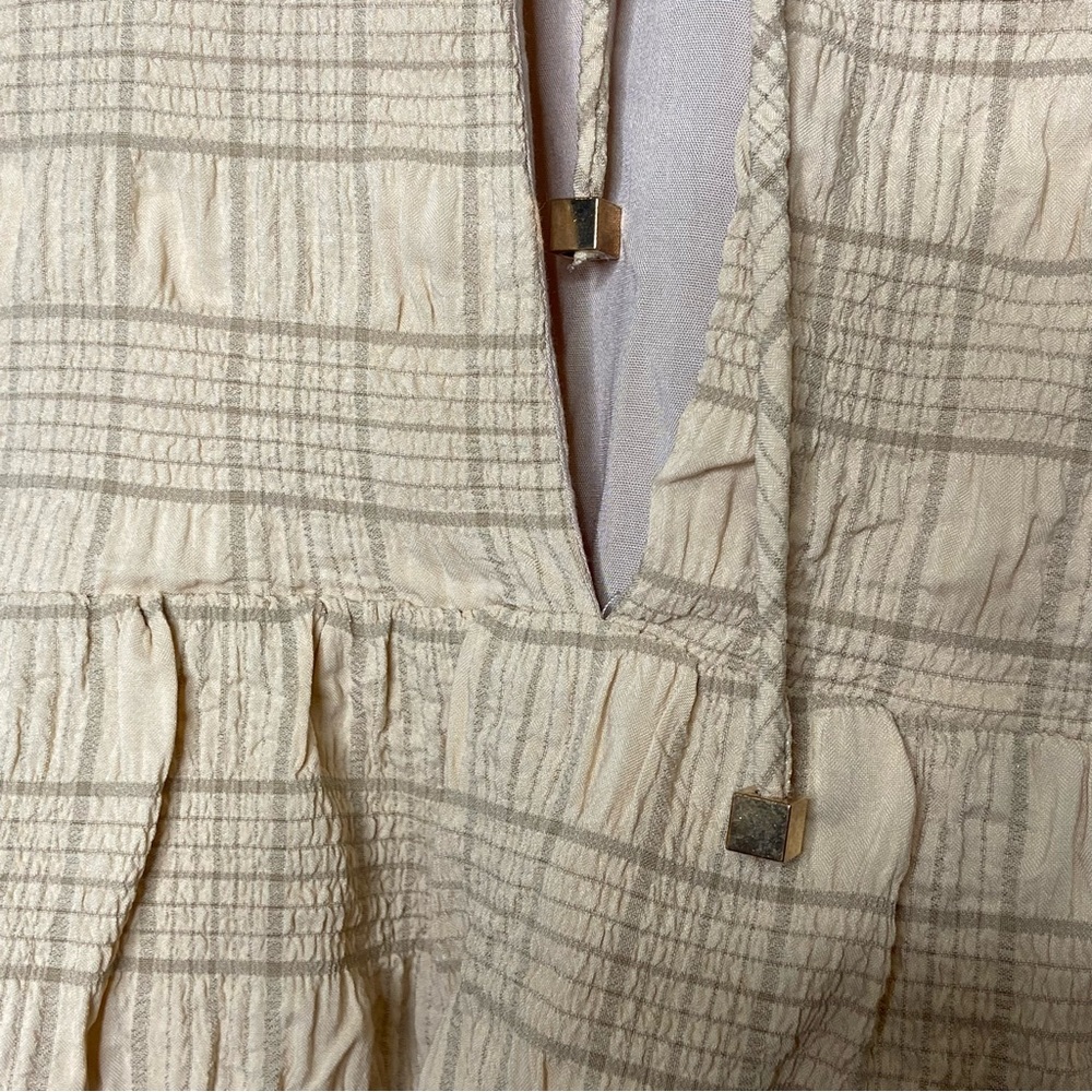 Showpo Darcia Dress in Beige Check Sz 2 - Picture 10 of 16